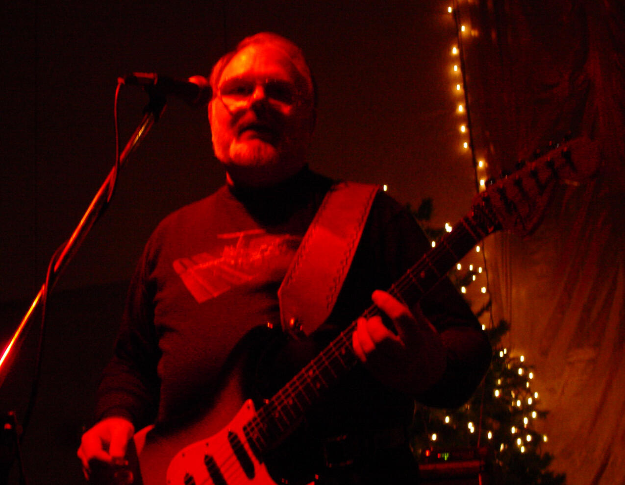 Johnny Mack at the Boeing Christmas Party